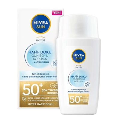 Nivea Sun Spf 50 Hafif Doku Güneş Koruyucu Krem 40 ml