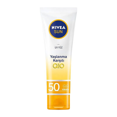 Nivea Sun Yaşlanma ve Leke Karşıtı Q10 Spf 50 Yüz Güneş Kremi 50 Ml - 1