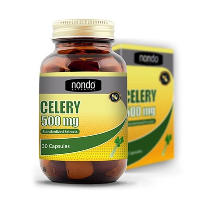 Nondo Vitamins Celery 500 mg Takviye Edici Gıda 30 Kapsül