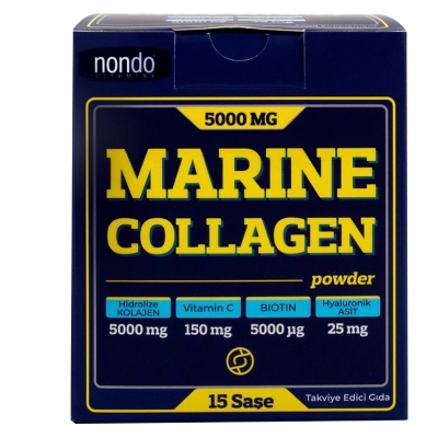 Nondo Vitamins Marine Collagen Takviye Edici Gıda 15 Saşe