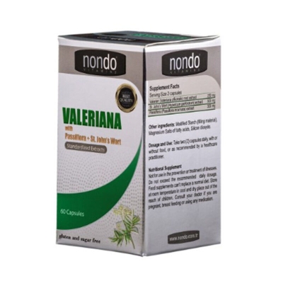 Nondo Vitamins Valeriana 60 Kapsül