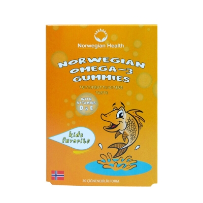 Norwegian Health Omega 3 Gummies Takviye Edici Gıda 30 Jel Form