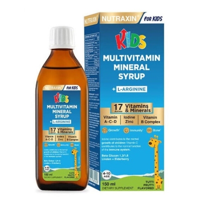 Nutraxin Kids Multivitamin Mineral Şurup 150 ml