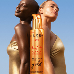 Nuxe Sun - Altın Işıltılı Bronzlaştırıcı Güneş Koruyucu Yağ SPF50 150 ml - 4