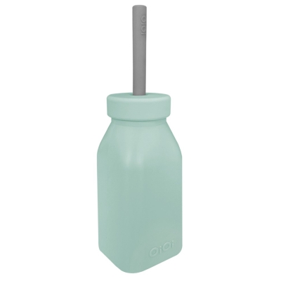 OiOi Şişe + Pipet 6 Ay+ River Green Powder Grey