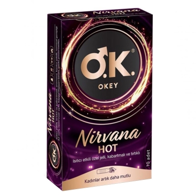 Okey Nirvana Hot Prezervatif 10 Adet