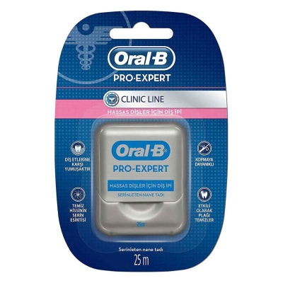 Oral-B Pro Expert Clinic Line Hassas Dişler için Diş İpi 25 Metre