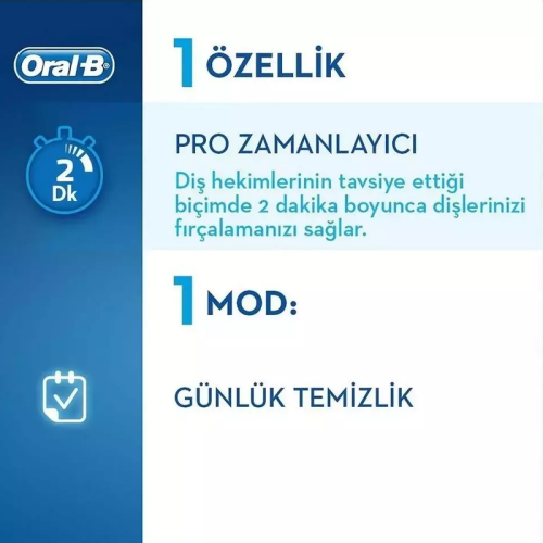 Oral-B Vitality 100 3D White Şarj Edilebilir Diş Fırçası - Pembe - 3