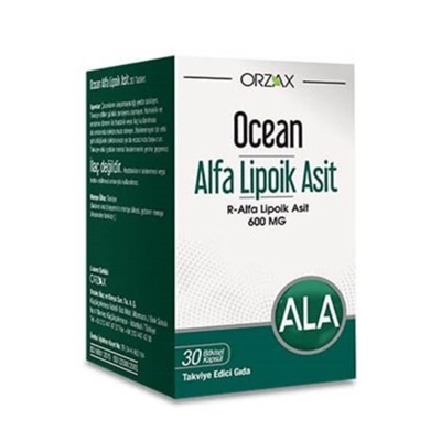 Orzax Ocean Alfa Lipoik Asit 600 mg 30 Tablet