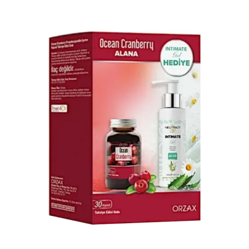 Orzax Ocean Cranberry Alana Intımate Gel Hediye - 1