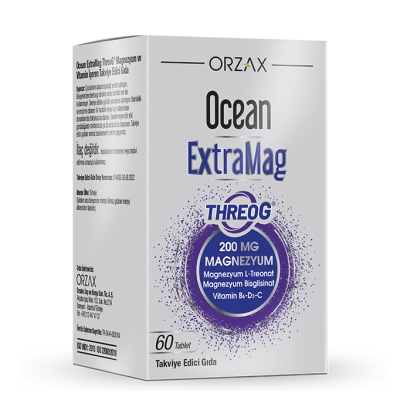 Orzax Ocean ExtraMag Threog Takviye Edici Gıda 60 Tablet