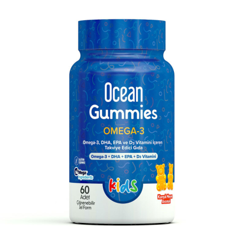 Orzax Ocean Gummies Omega-3 Kids 60 Adet Çiğnenebilir Jel Form - 1