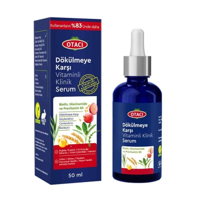 Otacı Dökülmeye Karşı Vitaminli Klinik Serum 50 ml