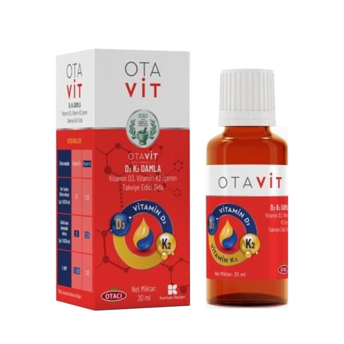 Otacı Otavit D3K2 Vitamin Takviye Edici Gıda 20 ml - 1