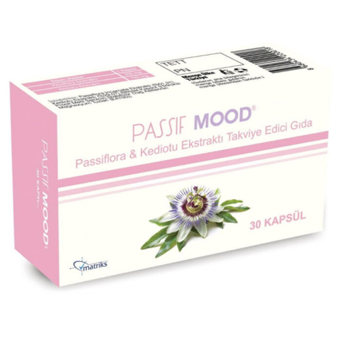 Passif Mood Passiflora ve Kediotu Ekstraktı Takviye Edici Gıda 30 Kapsül - 1