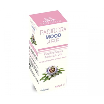 Passif Mood Şurup Passiflora Ekstraktı Takviye Edici Gıda 180ml