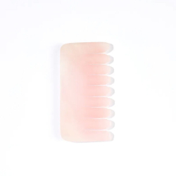 Pelcare Rose Quartz Crystal Hair Comb Masaj Taşı - 1