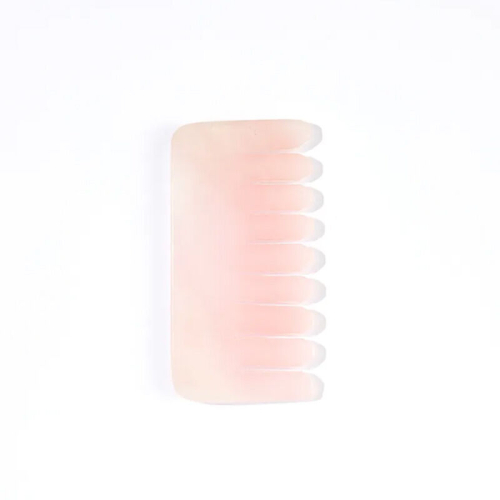 Pelcare Rose Quartz Crystal Hair Comb Masaj Taşı - 1