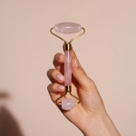 Pelcare Rose Quartz Face Roller - Thumbnail