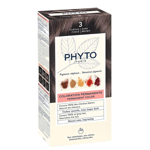 Phyto Phytocolor Bitkisel Saç Boyası - 3 Koyu Kestane - 1