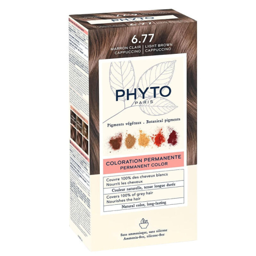 Phyto Phytocolor Bitkisel Saç Boyası - 6.77 Cappuccino Kahve - 1