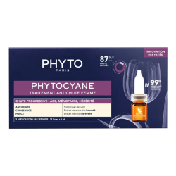 Phyto Phytocyane Kadınlar İçin Saç Dökülmesi Karşıtı Bakım 12 Ampül x 5 ml - 1