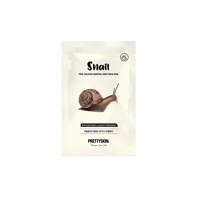 Prettyskin Total Solution Essential Sheet Mask - Snail 23 g