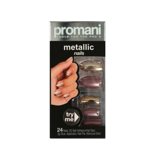 Promani Takma Tırnak Kiti Bronz - Sütlü Kahve - 1