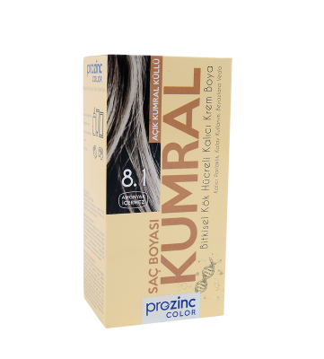 Prozinc Color 8.1 Kumral - Amonyaksız Bitkisel Kalıcı Saç Boyası