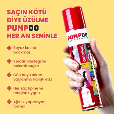 Pumpoo Original Dry Shampoo 200 ml