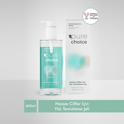 Pure Choice Hassas Ciltler Için Yüz Temizleme Jeli 400 ml