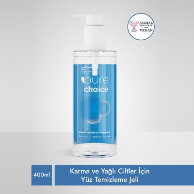 Pure Choice Karma ve Yağlı Ciltler için Yüz Temizleme Jeli 400 ml