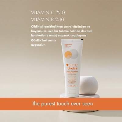 Pure Choice Vitamin C ve Vitamin B Complex Cilt Bakım Kremi 75 ml