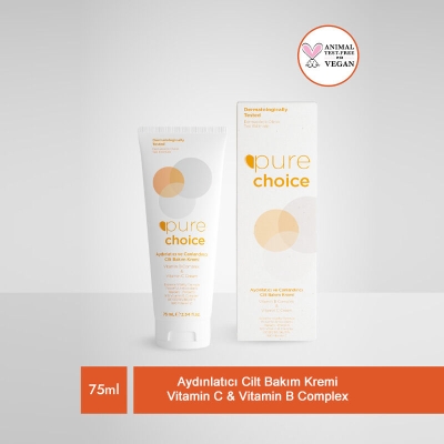 Pure Choice Vitamin C ve Vitamin B Complex Cilt Bakım Kremi 75 ml