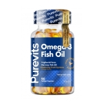 Purevits Omega-3 Fish Oil Takviye Edici Gıda 90 Kapsül - Thumbnail