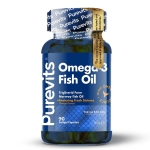 Purevits Omega-3 Fish Oil Takviye Edici Gıda 90 Kapsül - Thumbnail