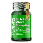 Purevits St. Johns Wort Complex 500 mg Takviye Edici Gıda 60 Vegan Kapsül - Thumbnail