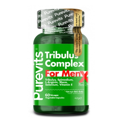 Purevits Tribulus Formen Coplex 60 Vegan Kapsül