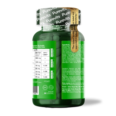 Purevits Tribulus Formen Coplex 60 Vegan Kapsül