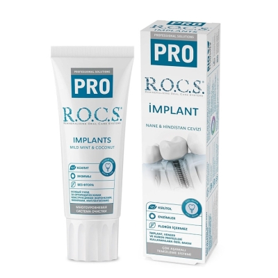 ROCS Implant Nane ve Hindistan Cevizi Diş Macunu 60 ml