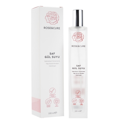 RoseAndCure Geleneksel Gül Suyu 100 ml