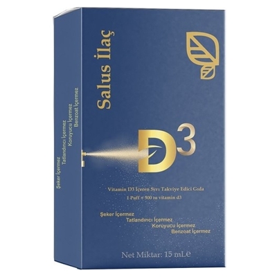 Salus İlaç Vitamin D3 İçeren Sıvı Takviye Edici Gıda 15 ml