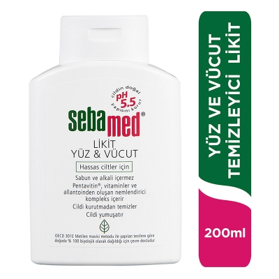 Sebamed Likit Yüz ve Vücut Temizleyici Jel 200 ml