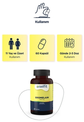 Selfit Bromelain 60 Kapsül