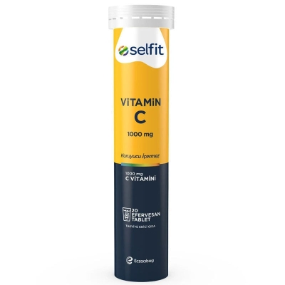 Selfit C Vitamini 1000mg 20 Efervesan tablet