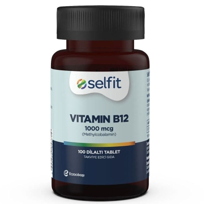 Selfit Vitamin B12 1000 Mcg 100 Dilaltı Tablet