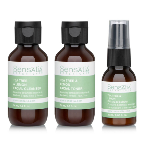 Sensatia Botanicals 3 Adımlı Cilt Bakım Seti -Tea Tree and Lemon - 3