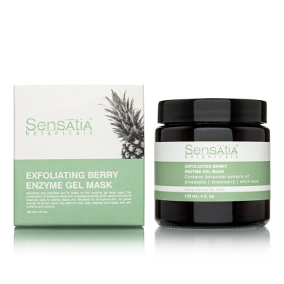 Sensatia Botanicals Exfoliating Berry Enzyme Gel Mask 120 ml