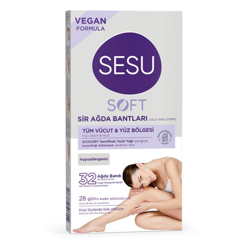 Sesu Soft Yulaf Ağda Bandı 32li - 1