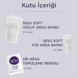 Sesu Soft Yulaf Ağda Bandı 32li - 3